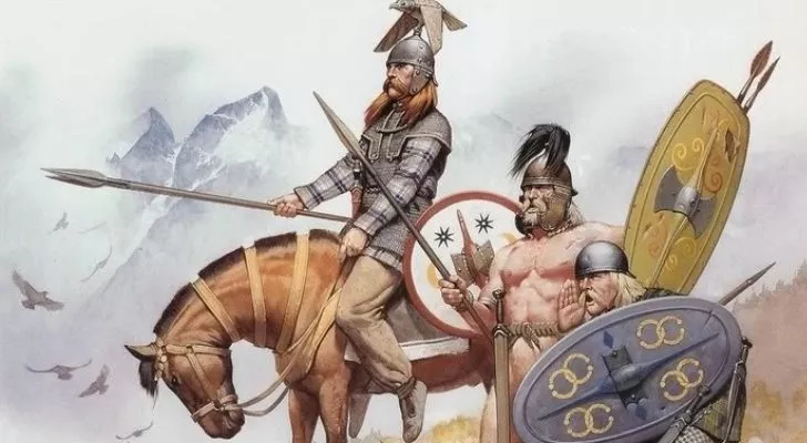 Галльские воины, похожие на тех, кто разграбил Рим в 387 году до н. э