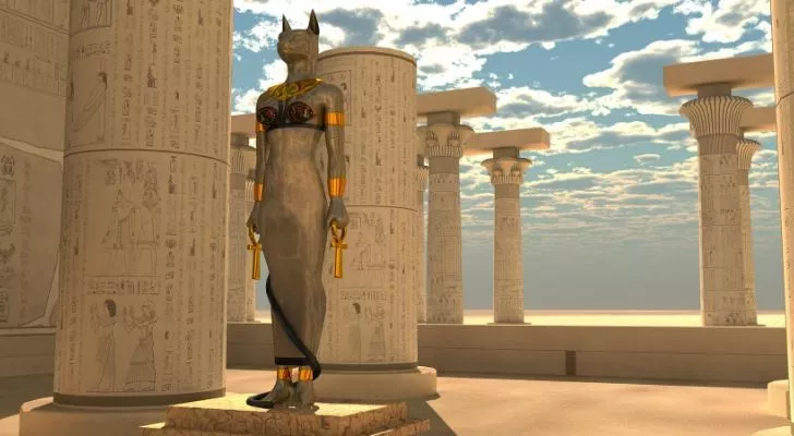 Древнеегипетская статуя Бастет