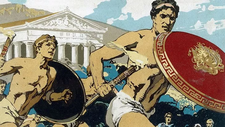 В Древних Олимпийских играх атлеты выступали обнаженными