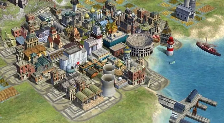 Шумный город в Civilizations IV