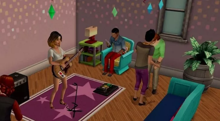 Игра в The Sims