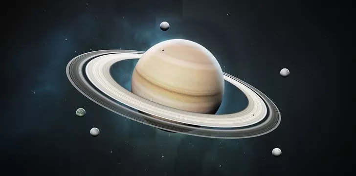 Сатурн - вторая по величине планета
