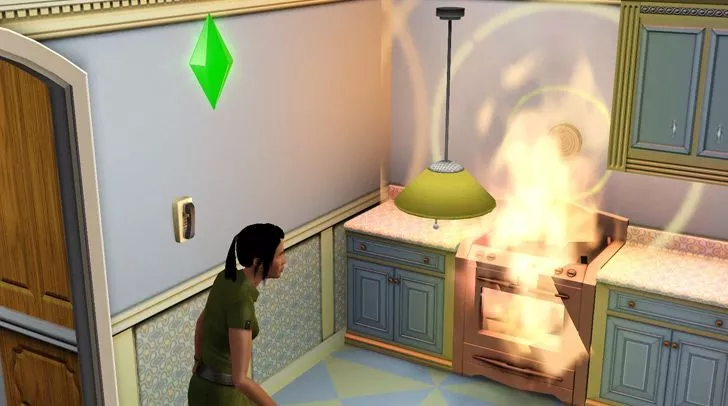 За пожар в доме мы должны благодарить The Sims