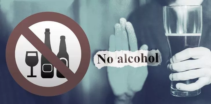 Знаки, запрещающие употребление алкоголя