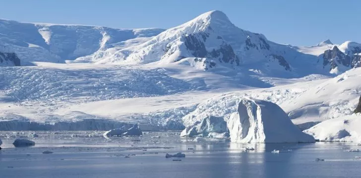 Ледовый ландшафт Антарктиды