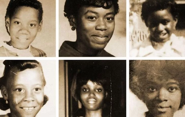 Фотографии шести чернокожих девушек, убитых 'Призраком автострады