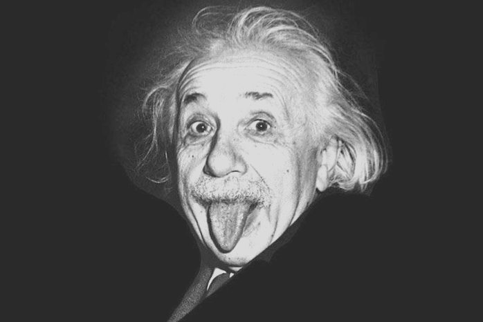 История звуковой фотографии, на которой Эйнштейн показывает язык
