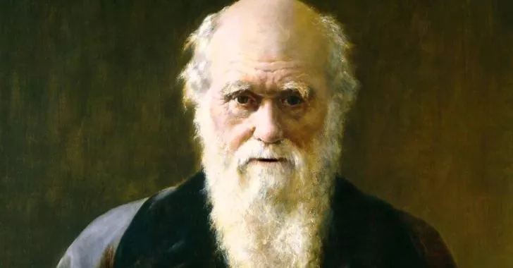 Картина с изображением Чарльза Дарвина
