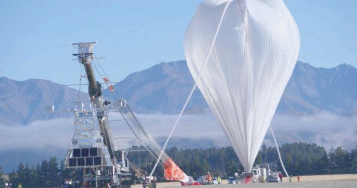 Запуск воздушного шара Nasa в Новой Зеландии