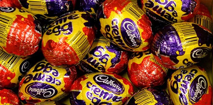 Яйца Cadbury Creme Eggs - одно из самых продаваемых кондитерских изделий в Великобритании