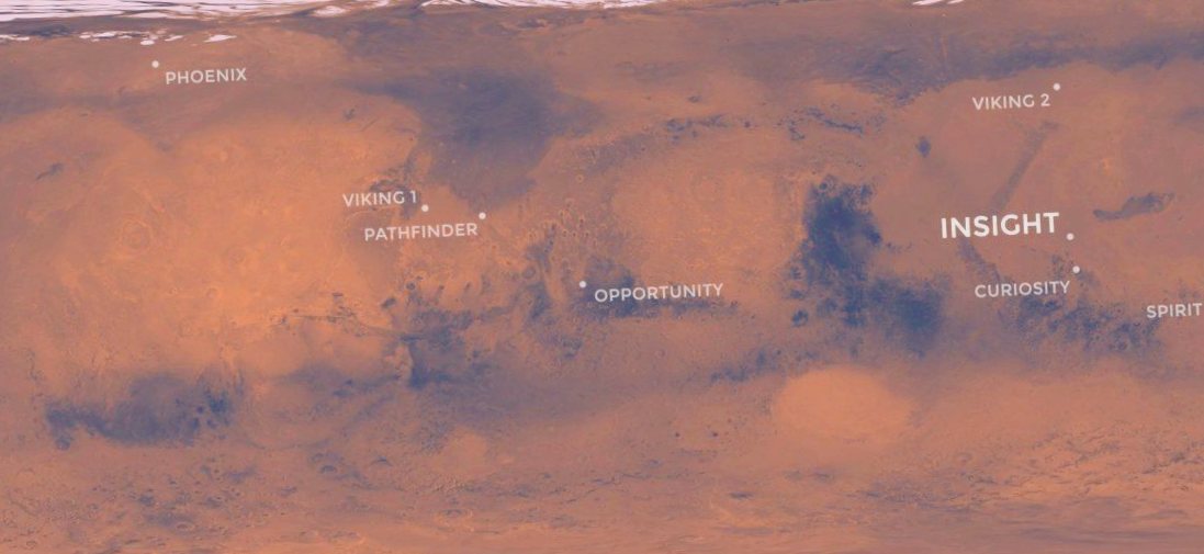 Ldding the insight probe on mars прямая трансляция