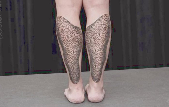 Галерея уникальных геометрических татуировок